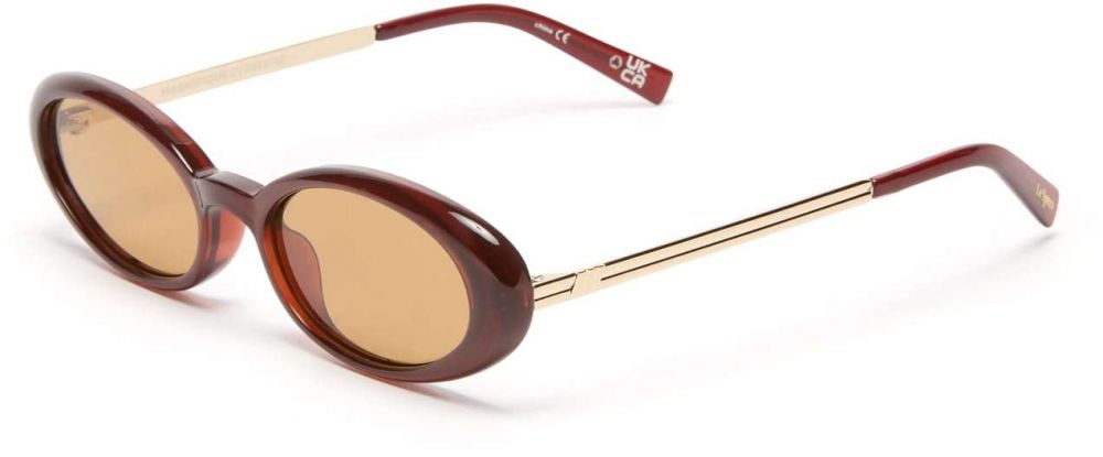 LE SPECS Slnečné okuliare 'MAGNIFIQUE'  hrdzavohnedá / zlatá