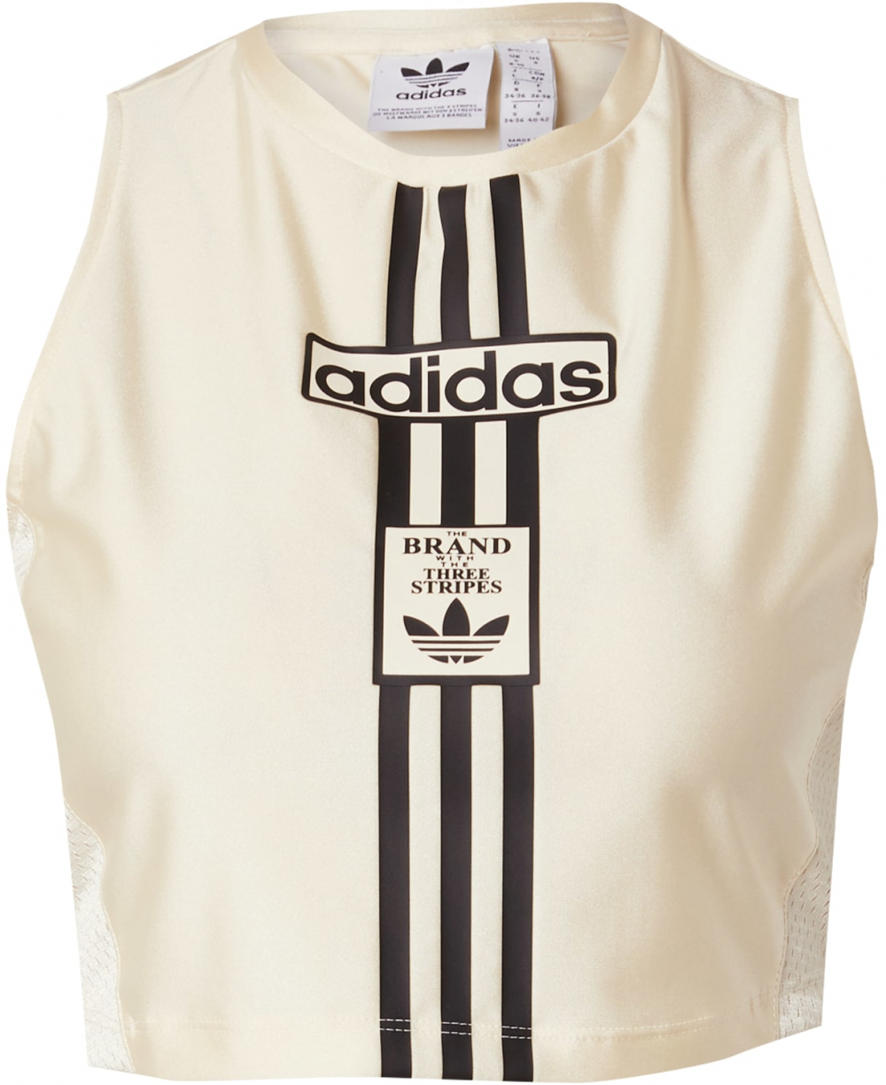 ADIDAS ORIGINALS Top  čierna / biela ako vlna