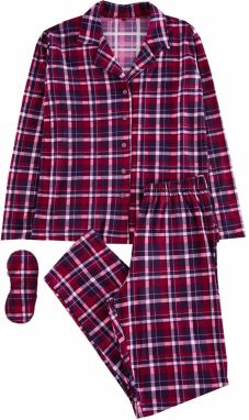 Trendyol Pyžamo  námornícka modrá / ružová / burgundská / biela