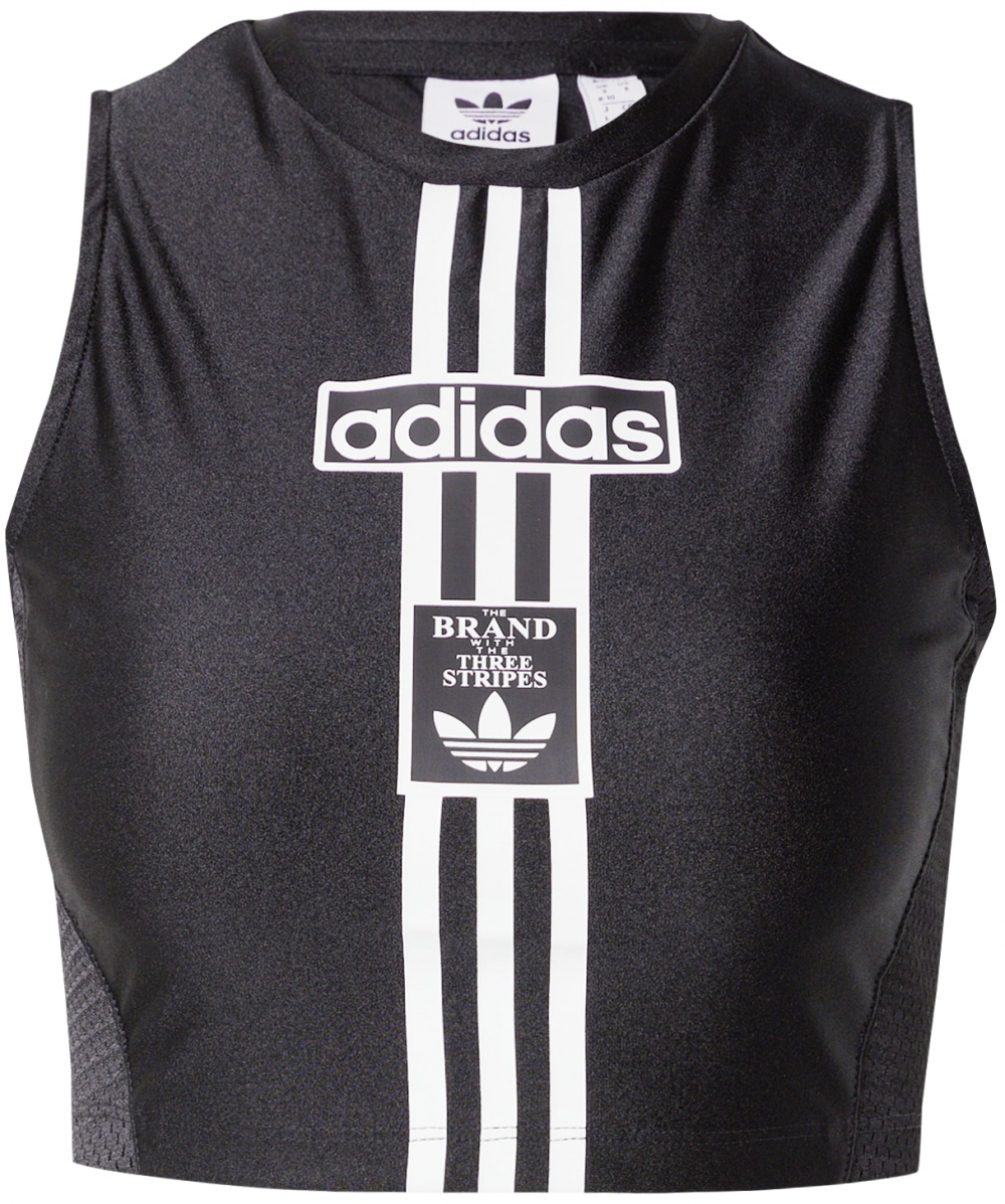 ADIDAS ORIGINALS Top  čierna / biela