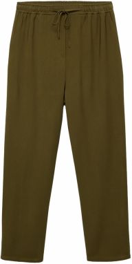 MANGO Nohavice 'FLUIDO'  kaki