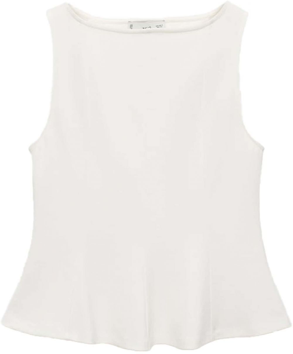 MANGO Top 'COQUI'  biela