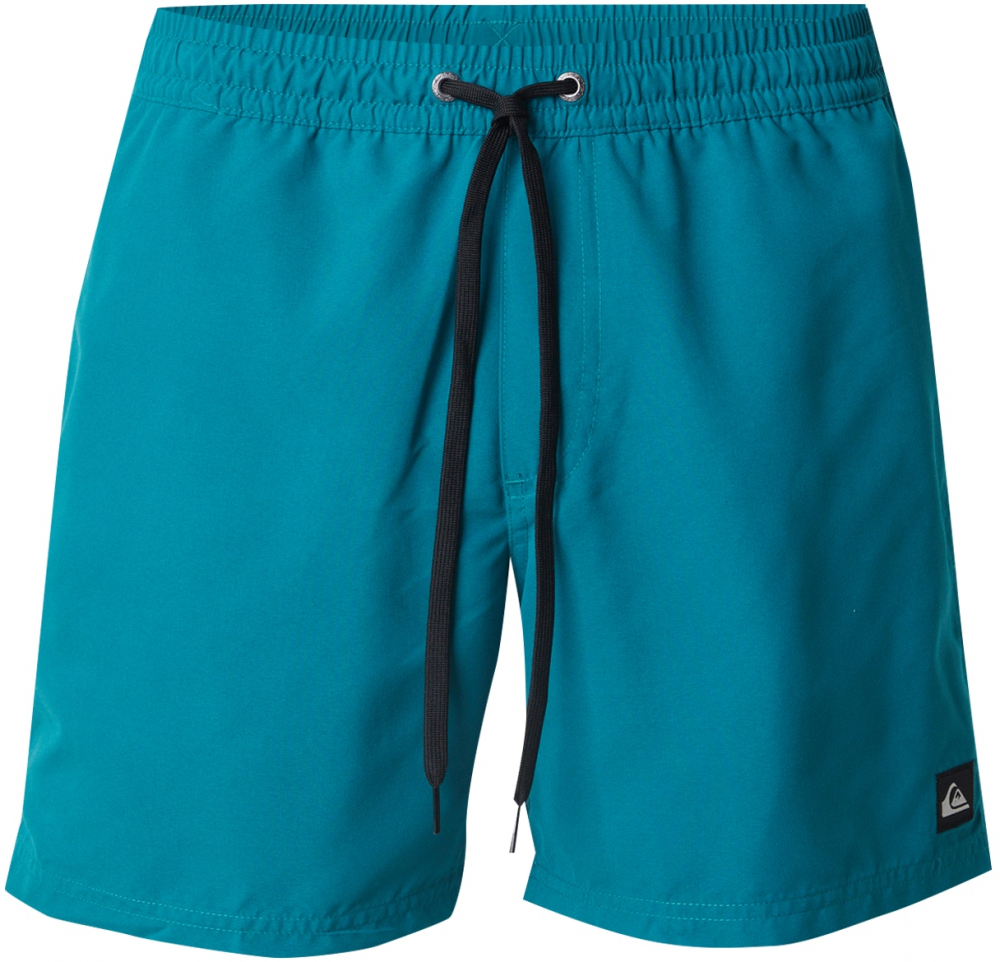 QUIKSILVER Plavecké šortky 'Solid 15'  petrolejová / čierna