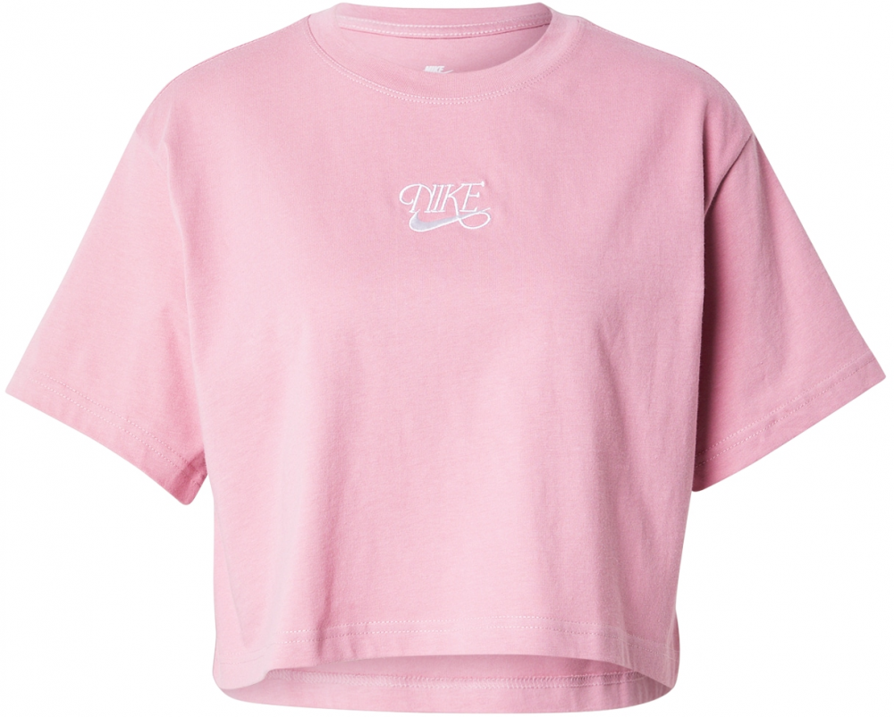 Nike Sportswear Tričko  ružová / biela
