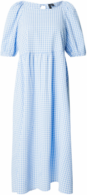 VERO MODA Šaty 'VMFIF'  svetlomodrá / biela