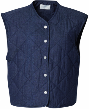 MSCH COPENHAGEN Vesta 'Meika Lysandra'  modrá denim