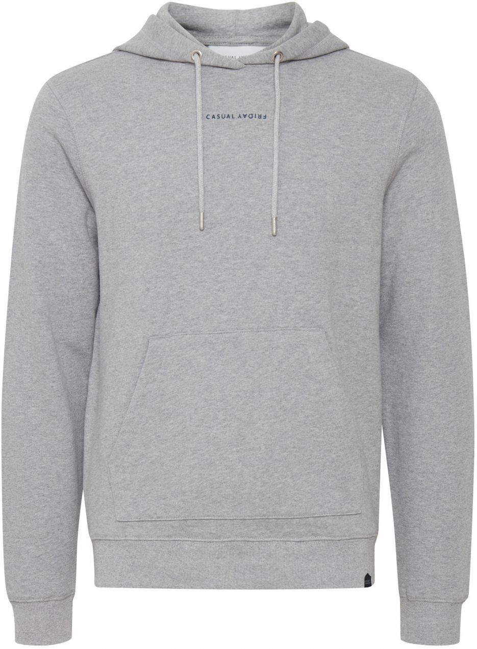 Casual Friday Mikina 'CF Sinius'  námornícka modrá / sivá melírovaná