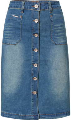 Cream Sukňa 'CR Lone'  modrá denim / svetlohnedá