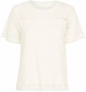 Cream Blúzka 'CR Kit'  biela ako vlna