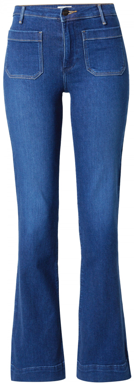 WRANGLER Džínsy 'FLARE'  modrá denim / tmavomodrá