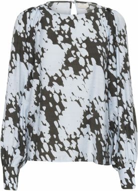 Kaffe Blúzka 'KA Louise'  modrá / tmavosivá