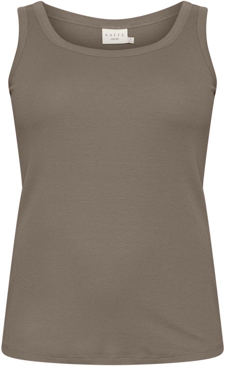 KAFFE CURVE Top 'KC Carina'  hnedá