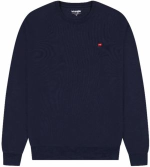 WRANGLER Mikina 'Sign Off Crew'  námornícka modrá