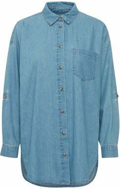 ICHI Blúzka 'IH DIVER'  modrá denim