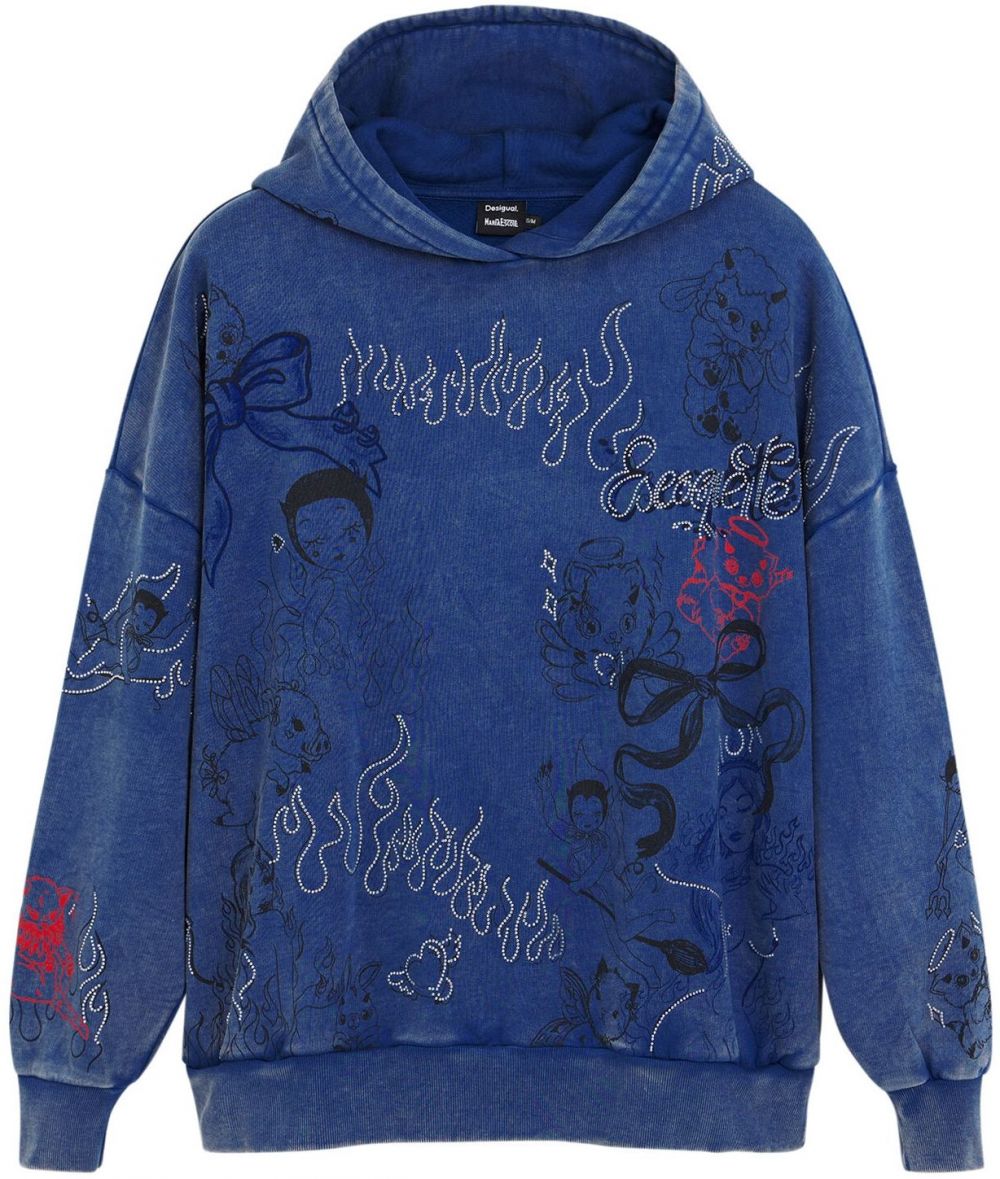 Desigual Mikina 'María Escoté'  modrá