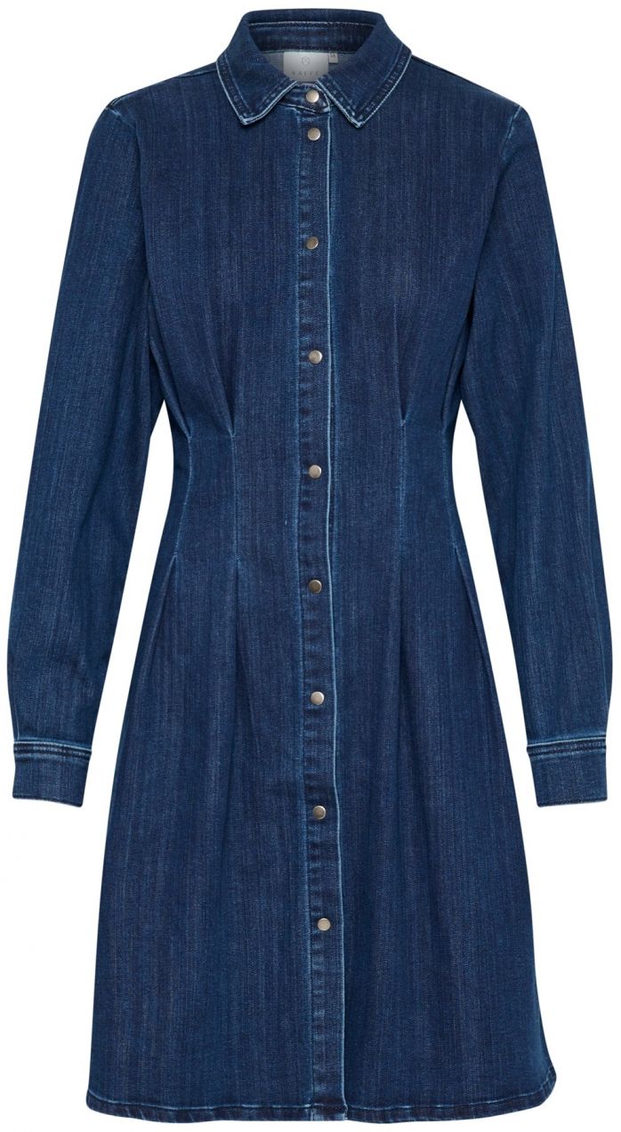 Kaffe Košeľové šaty 'KA Lea'  modrá denim