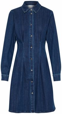 Kaffe Košeľové šaty 'KA Lea'  modrá denim