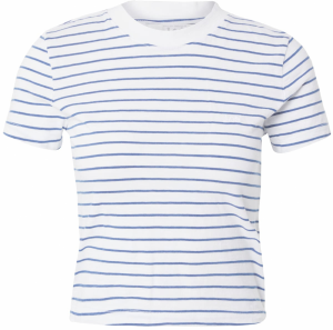 Lee Tričko 'CROPPED TEE'  modrá / biela