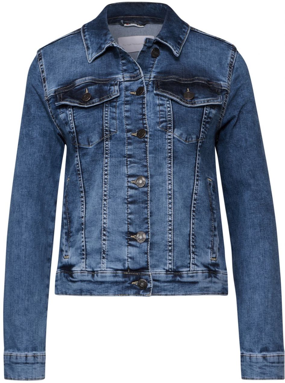 STREET ONE Prechodná bunda  modrá denim