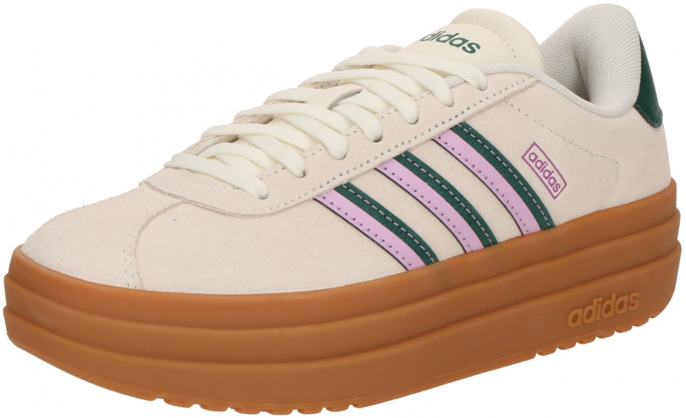 ADIDAS SPORTSWEAR Športová obuv 'VL Court Bold'  tmavozelená / slivková / šedobiela