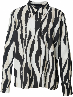 VERO MODA Blúzka 'VMSara'  krémová / čierna / biela