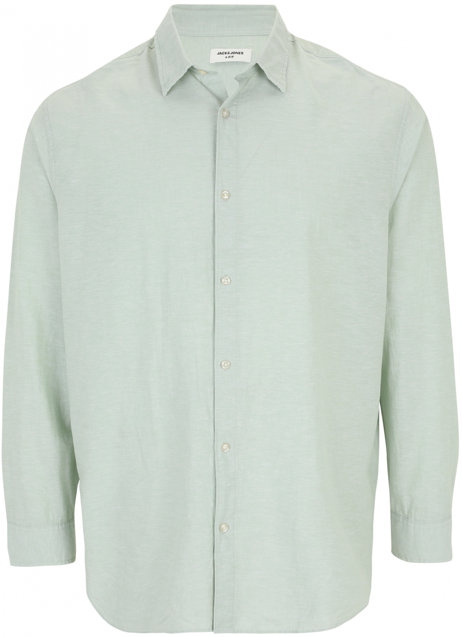Jack & Jones Plus Košeľa 'JJEBreeze'  pastelovo zelená