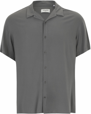 Jack & Jones Plus Košeľa 'JJEJeff'  sivá