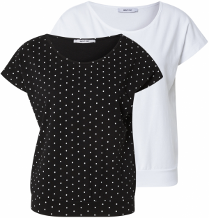 ABOUT YOU Tričko 'Celina'  čierna / biela