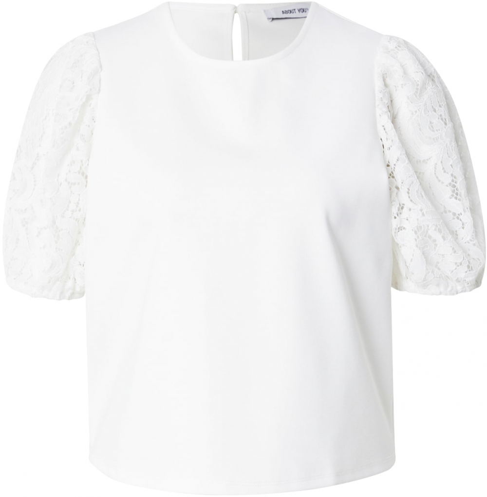 ABOUT YOU Tričko 'Charlotta'  biela