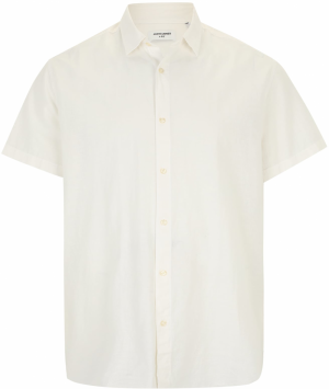 Jack & Jones Plus Košeľa 'JJEBreeze'  šedobiela