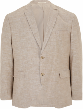 Jack & Jones Plus Sako  béžová melírovaná