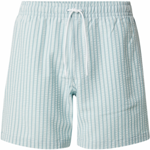 Abercrombie & Fitch Plavecké šortky  modrozelená / svetlomodrá