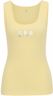 GAP Top  žltá / biela