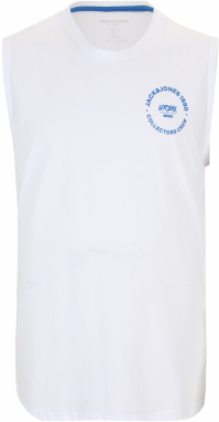 Jack & Jones Plus Tričko  modrá / biela