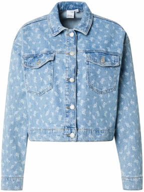 VERO MODA Prechodná bunda  modrá denim / svetlomodrá