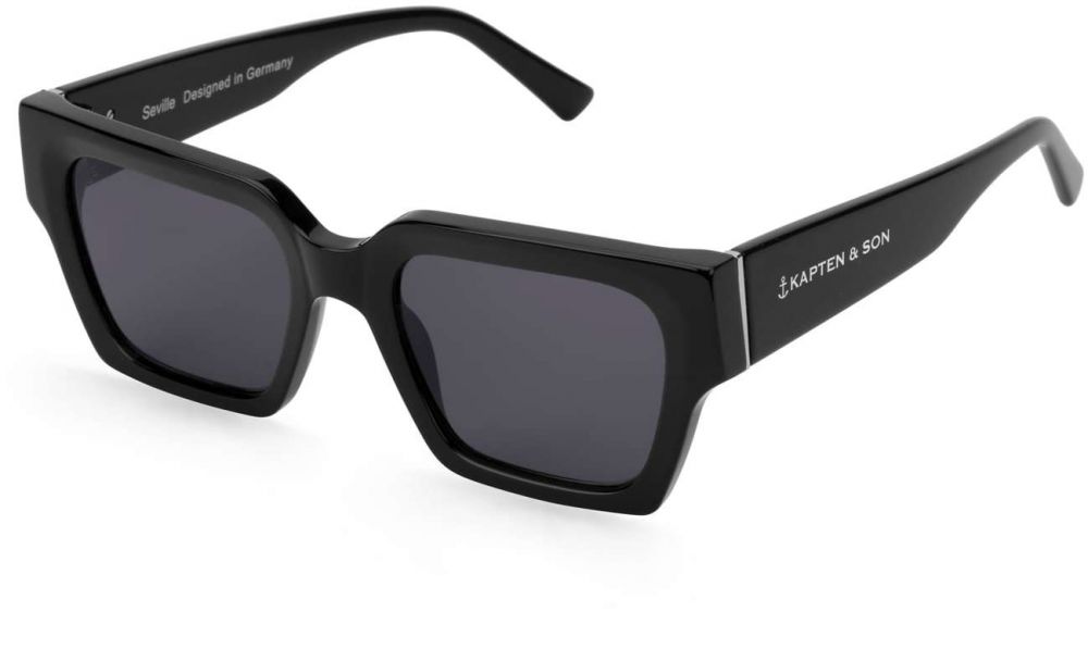 Kapten & Son Slnečné okuliare 'Seville All Black'  čierna / strieborná