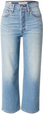 LEVI'S ® Džínsy 'RIBCAGE STRAIGHT ANKLE BLACKS IN LINEN DENIM'  indigo
