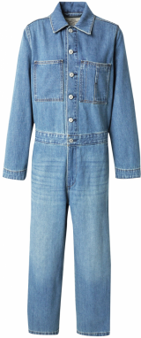 LEVI'S ® Overal 'ICONIC JUMPSUIT IN LINEN DENIM'  modrá denim