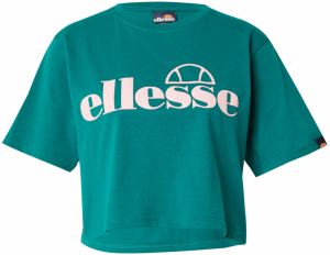 ELLESSE Tričko 'Silo'  tmavozelená / ružová