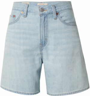 LEVI'S ® Nohavice 'HIGH BAGGY SHORT WHERES MY PHO IN LINEN DENIM'  modrá denim