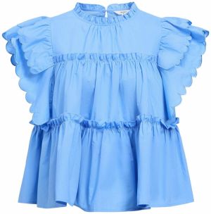 OBJECT Blúzka 'OBJHope'  modrá denim