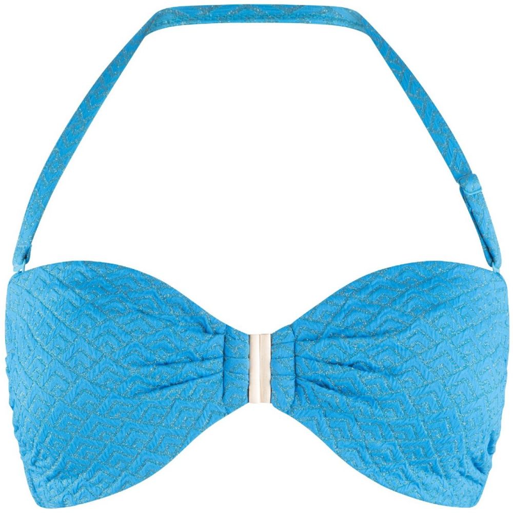 LingaDore Bikinový top  modrozelená