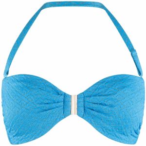 LingaDore Bikinový top  modrozelená