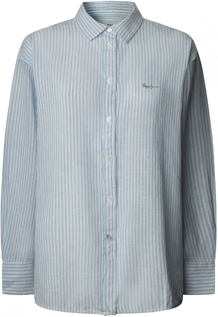 Pepe Jeans Blúzka 'Dream'  svetlomodrá / šedobiela