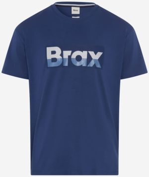 BRAX Tričko 'TED'  modrá denim / svetlomodrá / svetlosivá