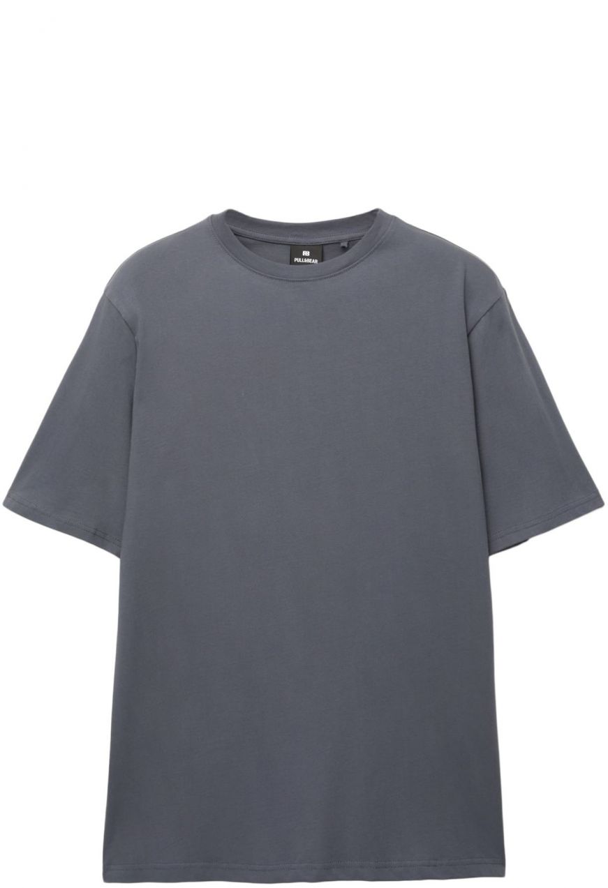 Pull&Bear Tričko  tmavosivá