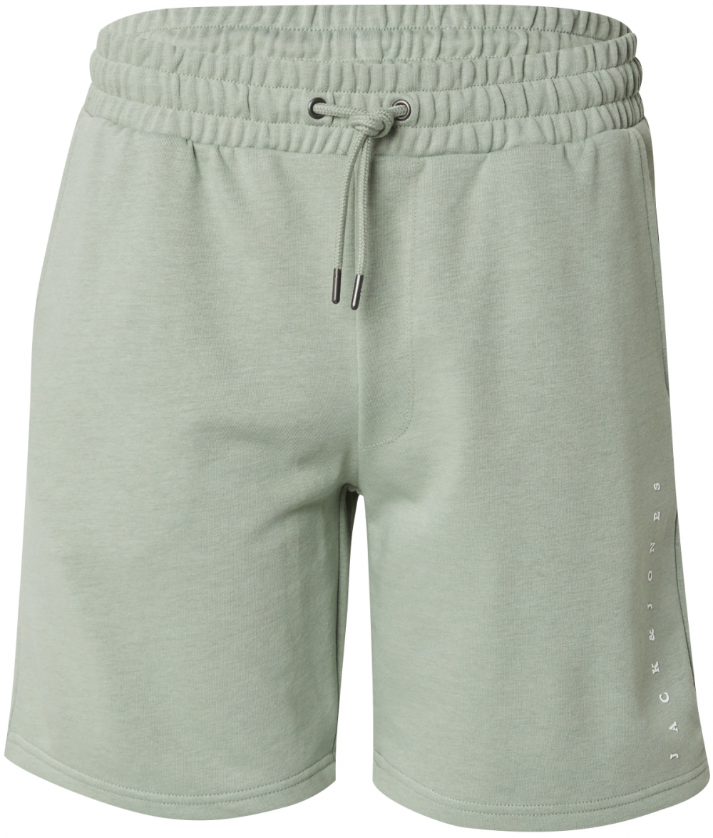 JACK & JONES Nohavice 'JPSTGORDON STAR'  pastelovo zelená / biela