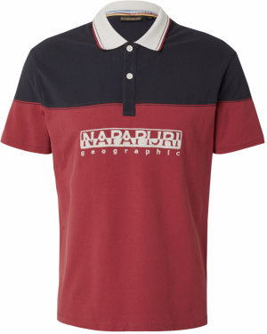 NAPAPIJRI Tričko 'E-SATURNIA'  námornícka modrá / biela