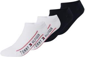 Tommy Hilfiger Underwear Ponožky  čierna / biela