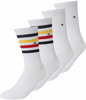 Tommy Hilfiger Underwear Ponožky  žltá / krvavo červená / čierna / biela
